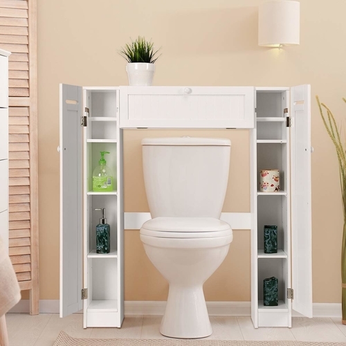 All You Need In One Giantex Over The Toilet Storage Cabinet