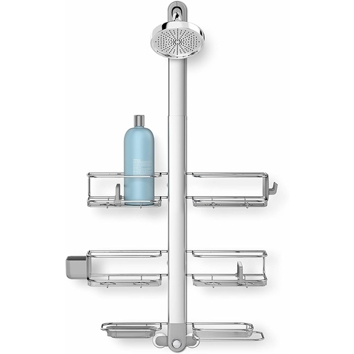 adjustable shower caddy stainless steel