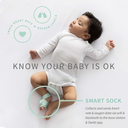 smart green sock baby monitor