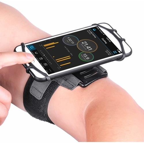 Rotatable Sports cellphone Armband with Key Holder