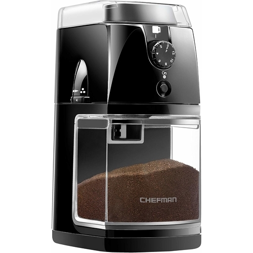 chefman electric burr coffee grinder