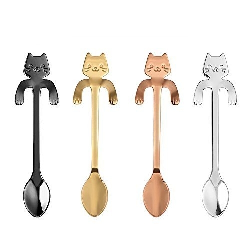 cute stainless steel coffee spoon