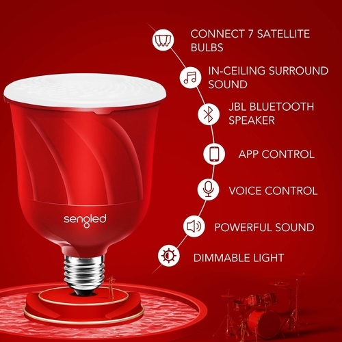 led bluetooth speaker bulb with alexa